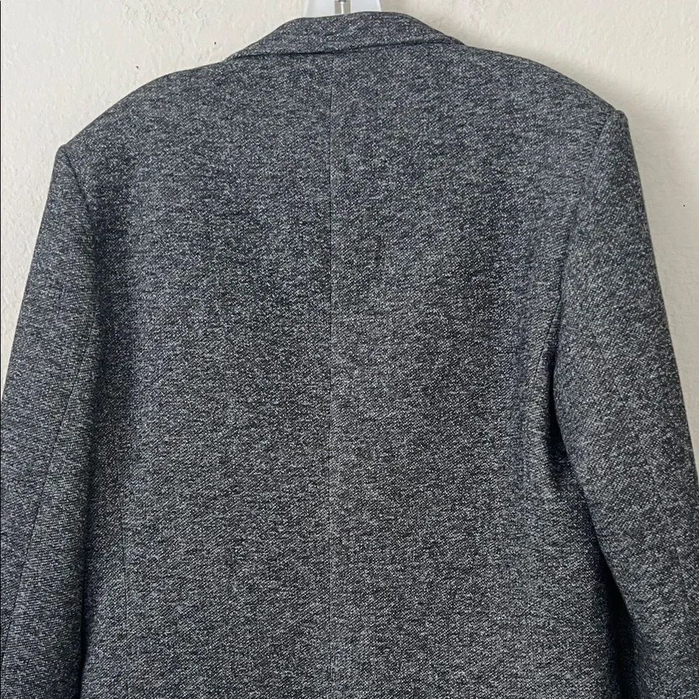 Like New! ONLY & SONS Smart Jersey Overcoat in Dark Gray Melange in Size S - Picture 9 of 15